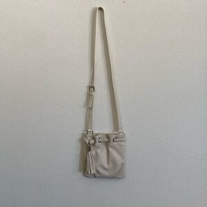 MICHAEL KORS Small Crossbody Bag with Tassel and Braided Accent